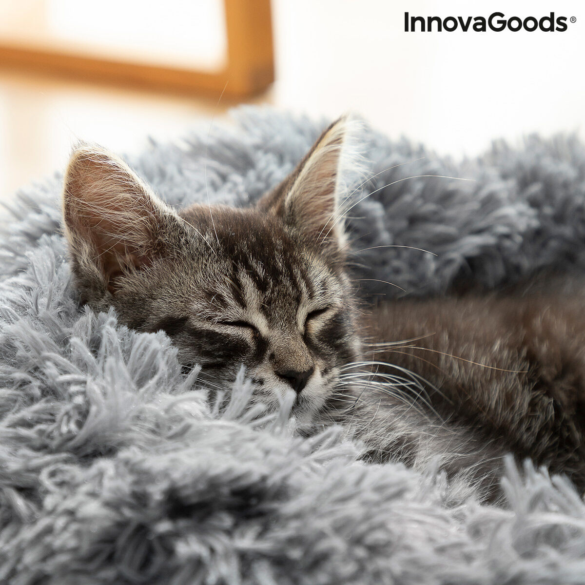Anti-stress Pet Bed Bepess InnovaGoods Ø 60 cm-6