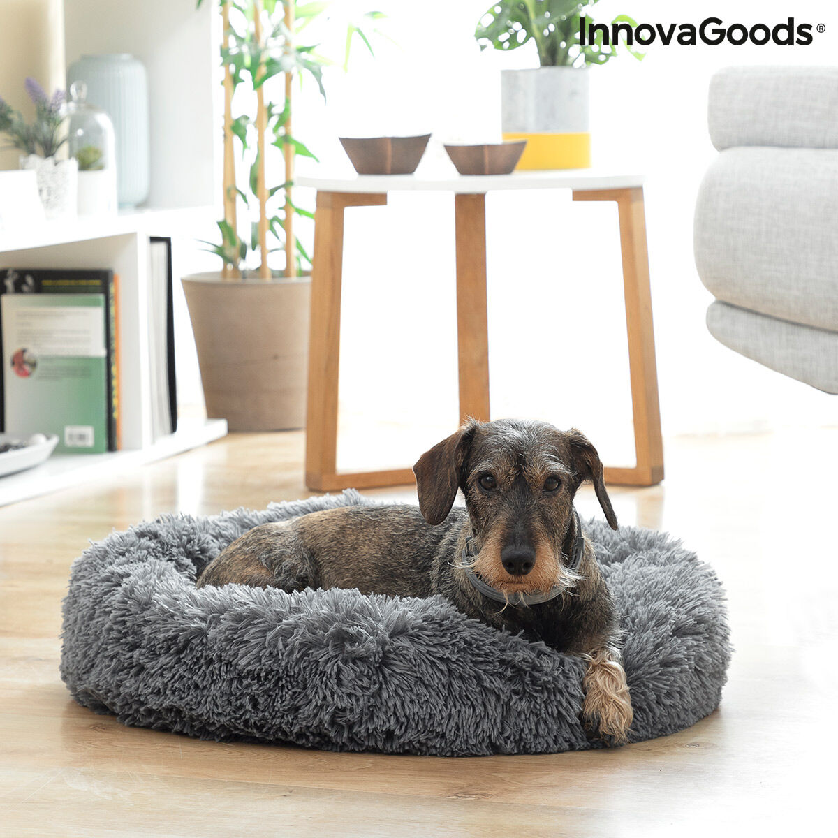 Anti-stress Pet Bed Bepess InnovaGoods Ø 60 cm-0